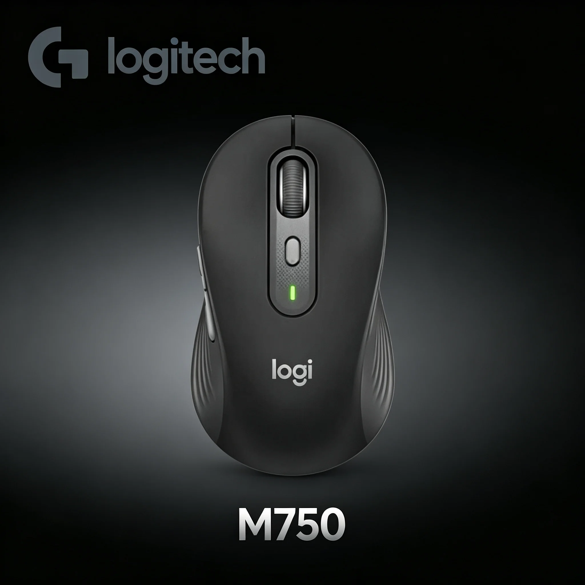 Logitech M750 Dual‑Mode Wireless Office Mice,SmartWheel Fast Scroll,Long Battery Silent Click Ergonomic Mouse For PC & Mac Compu
