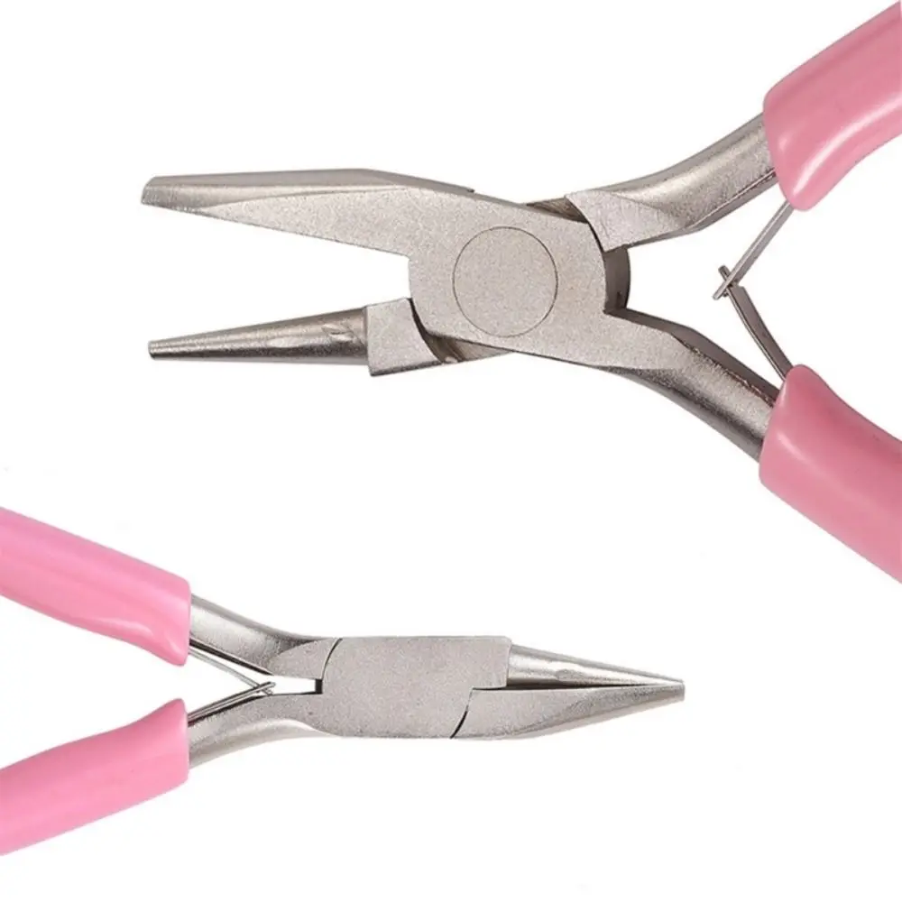 

Ergonomic Handle Mini Wire Winding Pliers Good Rebound Performance High Carbon Steel Half Round Concave Pliers Professional