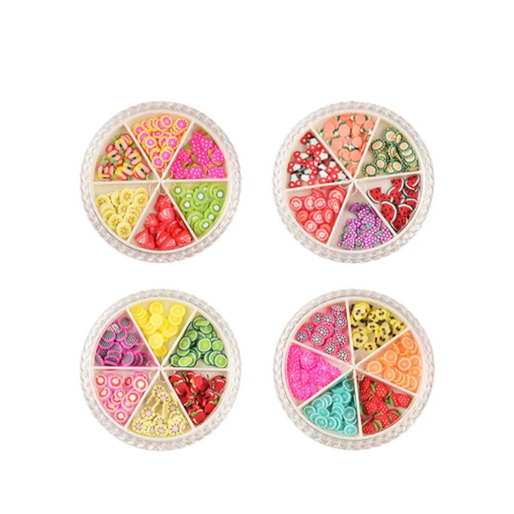 Pegatinas creativas de frutas para uñas, 24 estilos, calcomanías para manicura DIY, decoración artística de uñas fácil de aplicar para eventos festivos, decoración del hogar