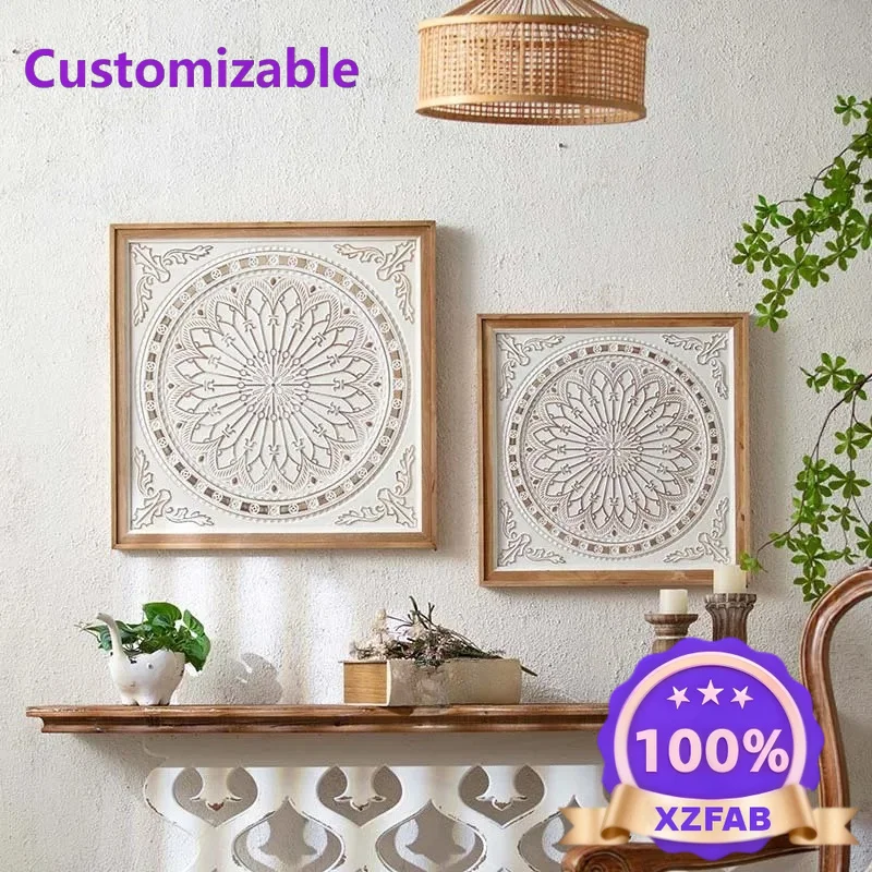 Factory Direct 2026 Moroccan-style porch cover ugliness hanging painting B&B bedroom background wall decoration combination