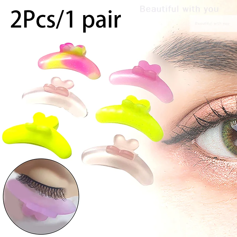 

2Pcs Silicone Anti-fall Off Eyelash Pads Anti-slip Lash Lift Ribbon Reusable Eyelash Perm Pads Perm Eyelash Spacer Lash Lifting