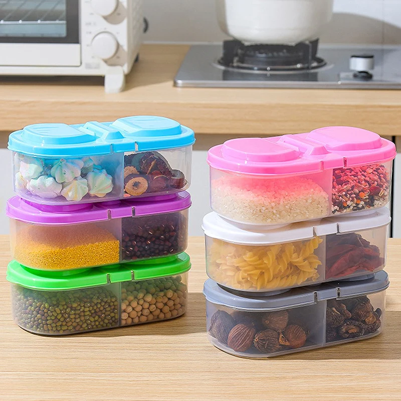 1PC Healthy Plastic Food Container Portable Lunch Box Capacity Camping Picnic Food Fruit Container Storage Box For Kids Dinnerw