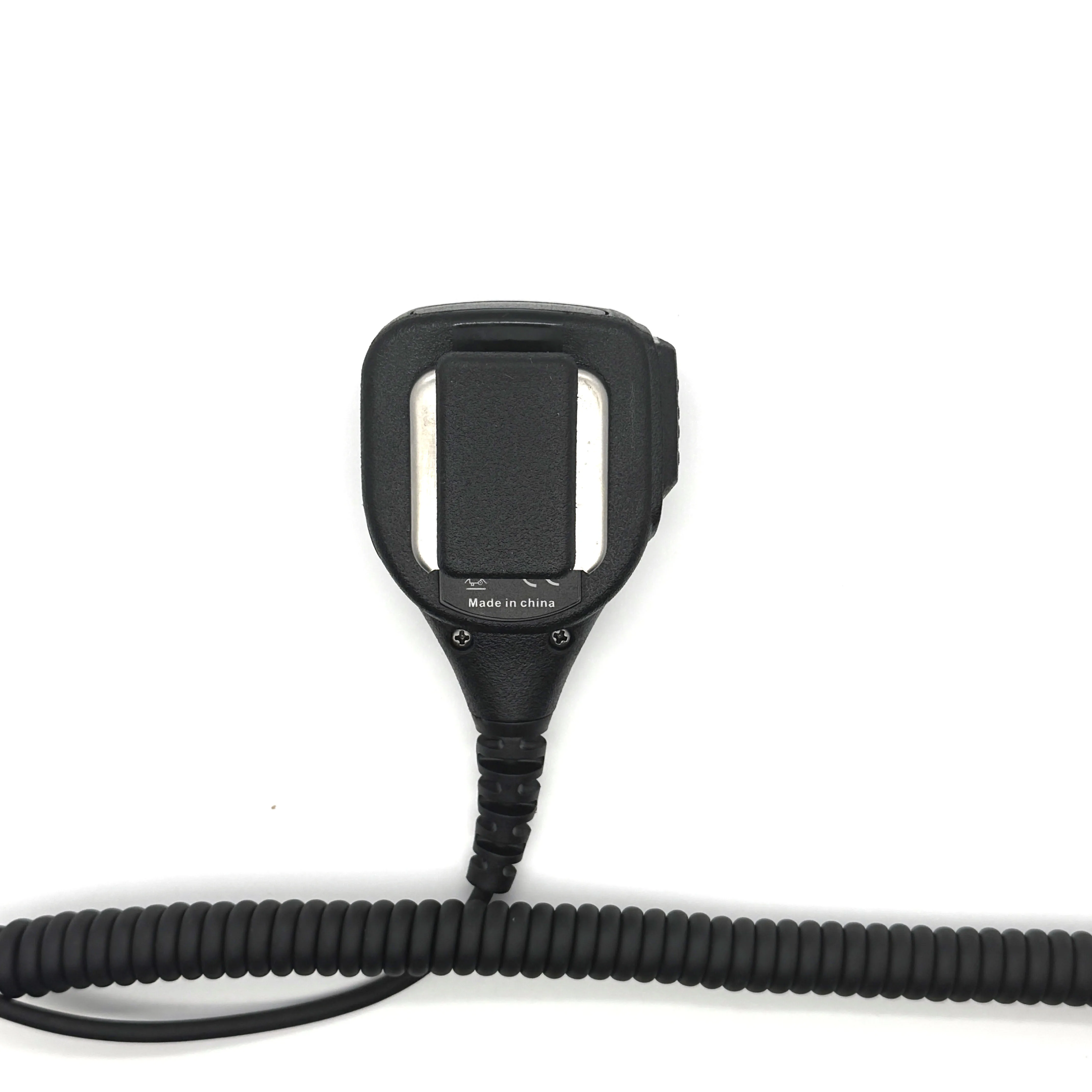 CENPREN Headphone Jack Speaker mic Walkie talkie Radio Hand Microphone with Steel Belt Clip For MOTOROLA EP450 CP140 CP185 CP200