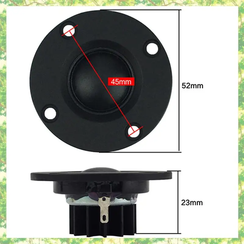 Altavoz Smart-Tweeter de 6 Ohm, 30W, Hifi, cúpula suave, película de seda, altavoz de agudos, disipador de calor dentado de neodimio, 8 Uds.