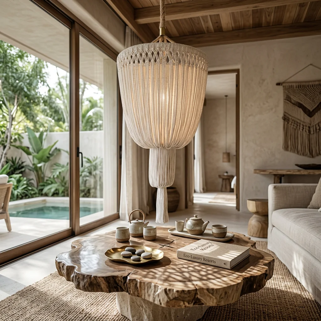 #￥Minimalism Luxury Textured Woven Lampshade Cover Natural Cotton Handcrafted for Reading Nook Warm Ambient Light Moroccan Style