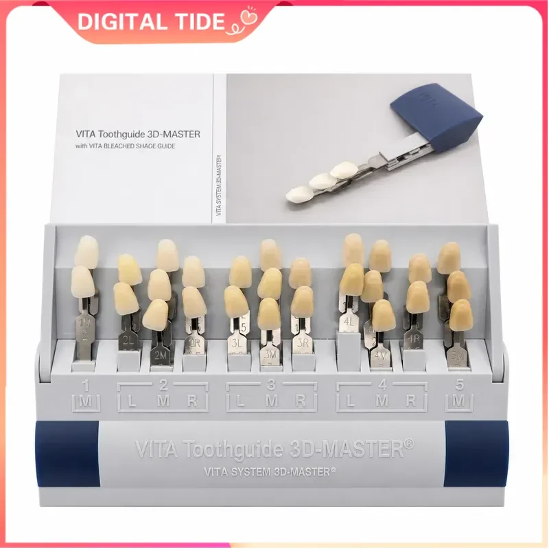 29 Colors Dental Teeth Shade Guide 3D Master Tooth Whitening Comparing Model Colorimetric Plate for Dentist Laboratory Use