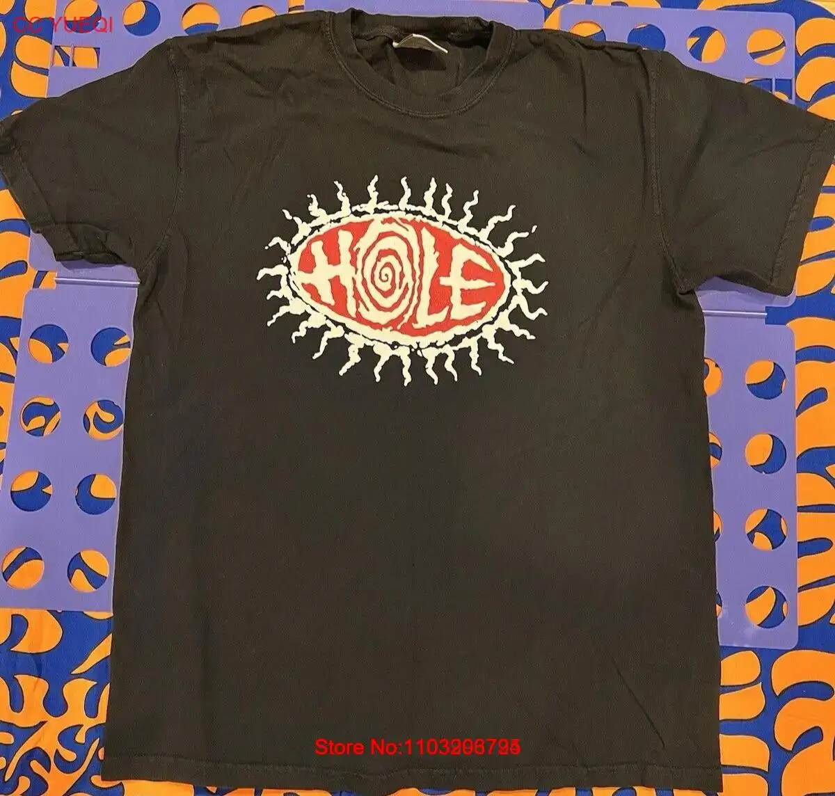 Футболка NOT VTG Hole Eyeball с логотипом Comfort Colors M Grunge Sub Pop Courtney Love Футболка NOT VTG Hole Eyeball с логотипом Comfort Colors M Grunge Sub Pop Courtney Love