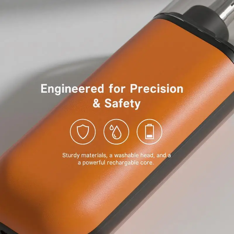 Portable USB Rechargeable Electric Nose and Ear Hair Trimmer for Men Lightweight Design with Efficient Performance