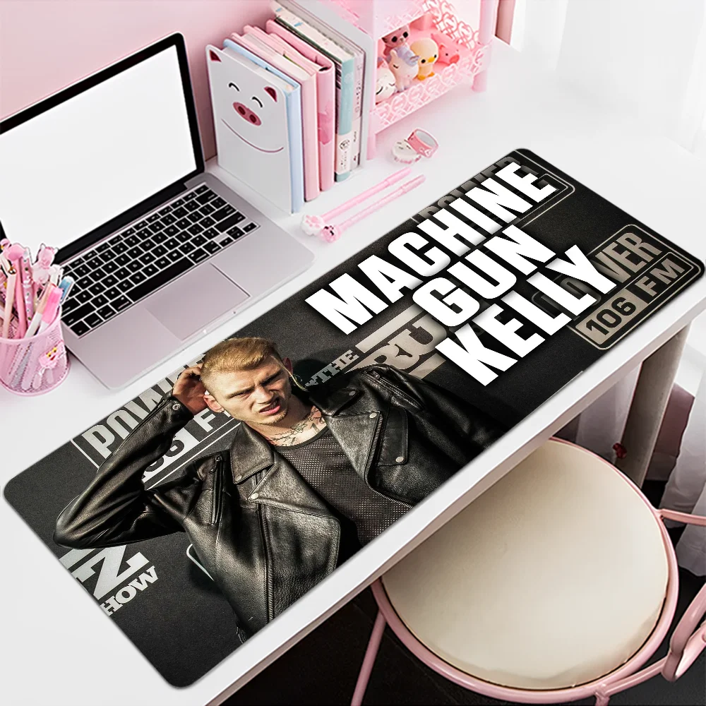 M-Machine-Gun-Kelly Mousepad INS Tide Large Office Computer Desk Mat Table Keyboard Big Mouse Pad Laptop Cushion  Girls Bedroom