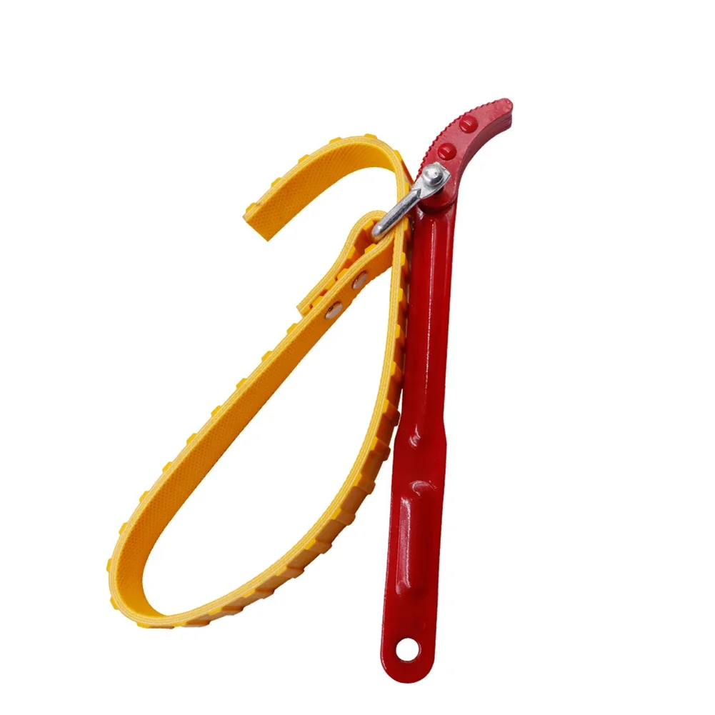 

Strap Belt Wrench Spanner Spannerchain Spiral Burrs 1 Pc 8Inch Adjustable Folding Pipeline Wrench Steel+Plastic