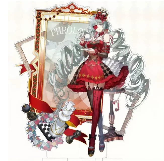Japanese Anime Wuthering Waves Cartethyia Acrylic Stand Figure Model Plate Cosplay Collection Desktop Decor Gifts XTRJ