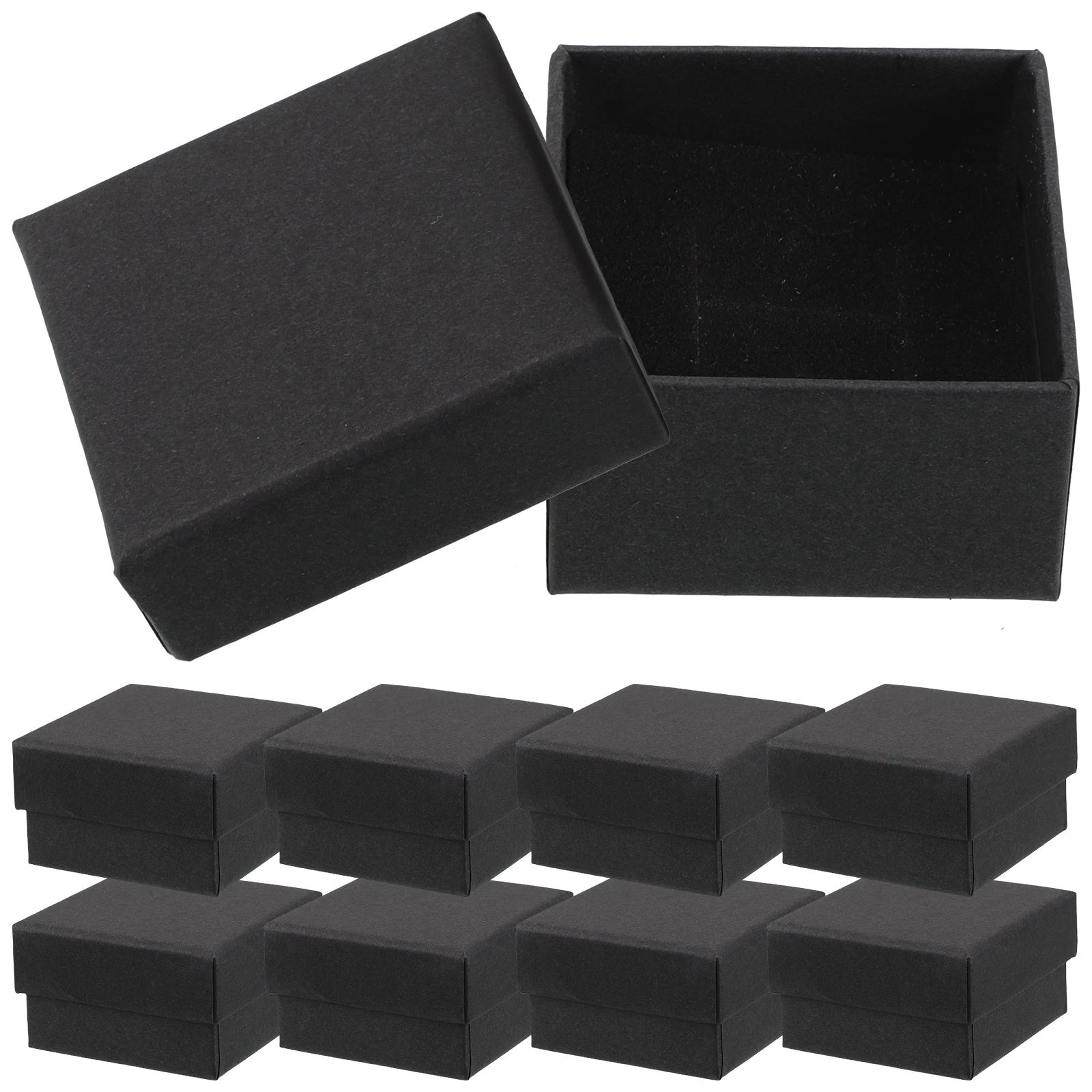 

10pcs Jewelry Boxes Ring Earring Necklace Bracelet Storage Display Case Empty Packaging Gifts Women