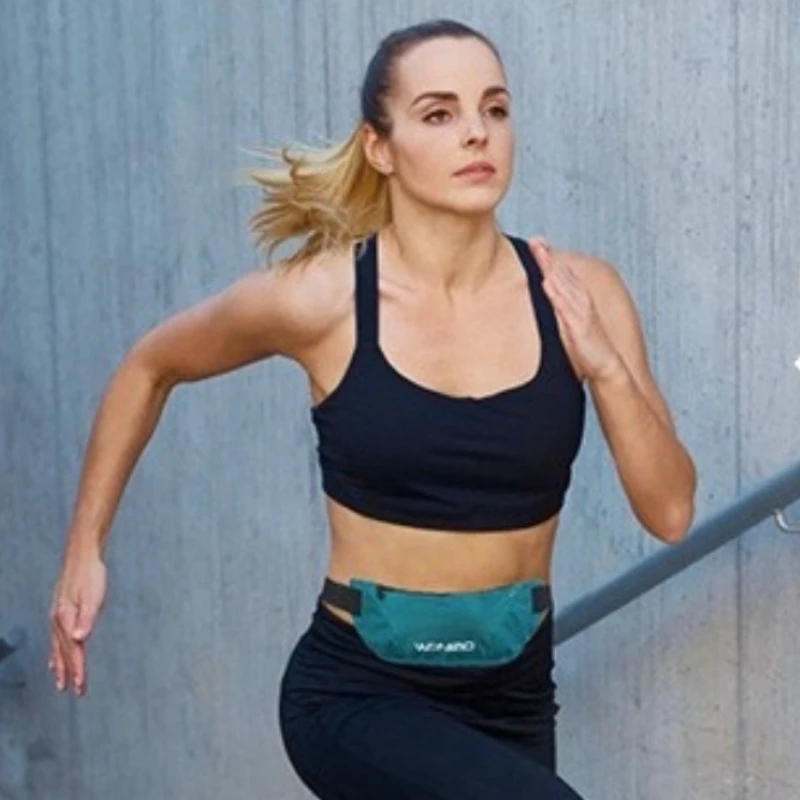 Colorful Waist Bag Waterproof Waist Bum Bag Running Jogging Belt Pouch Zip Fanny Pack Sport Runner Crossbody Bags Men And Women