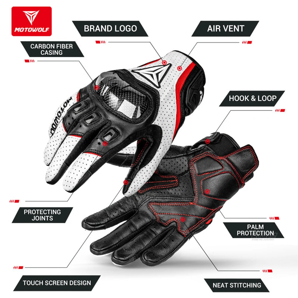 Motorcycle Gloves Summer Moto Glove Breathable Men Women Glove Racing Riding Motorcycle Glove Protective Gear Bicycle Glove