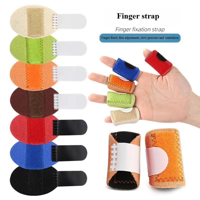 

5Pairs Finger Fixation Band Joint Position Sprain Device Bone Postoperative Fixation Splint Thumb Protective Cover