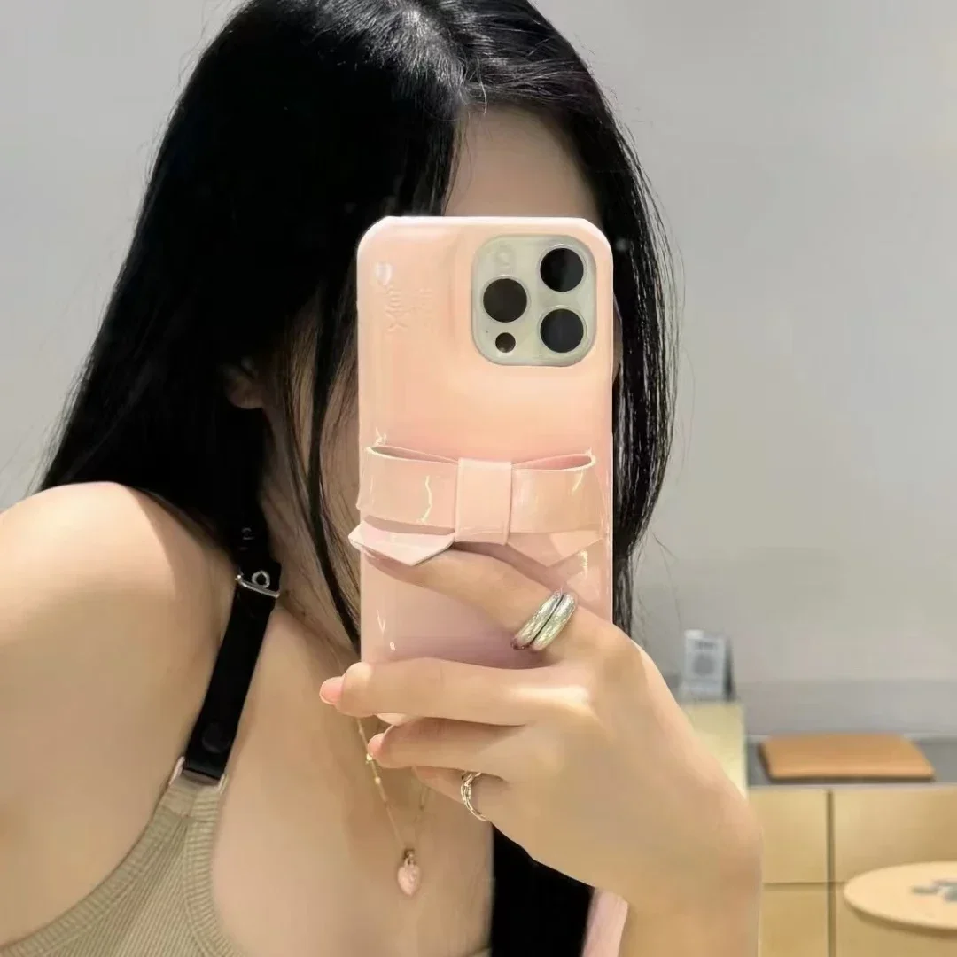 لطيف الكرتون لون الحلوى Bowknot جراب هاتف لهواوي Mate40 p70 p70ultra للصدمات سيليكون Coque جودة عالية لينة غطاء