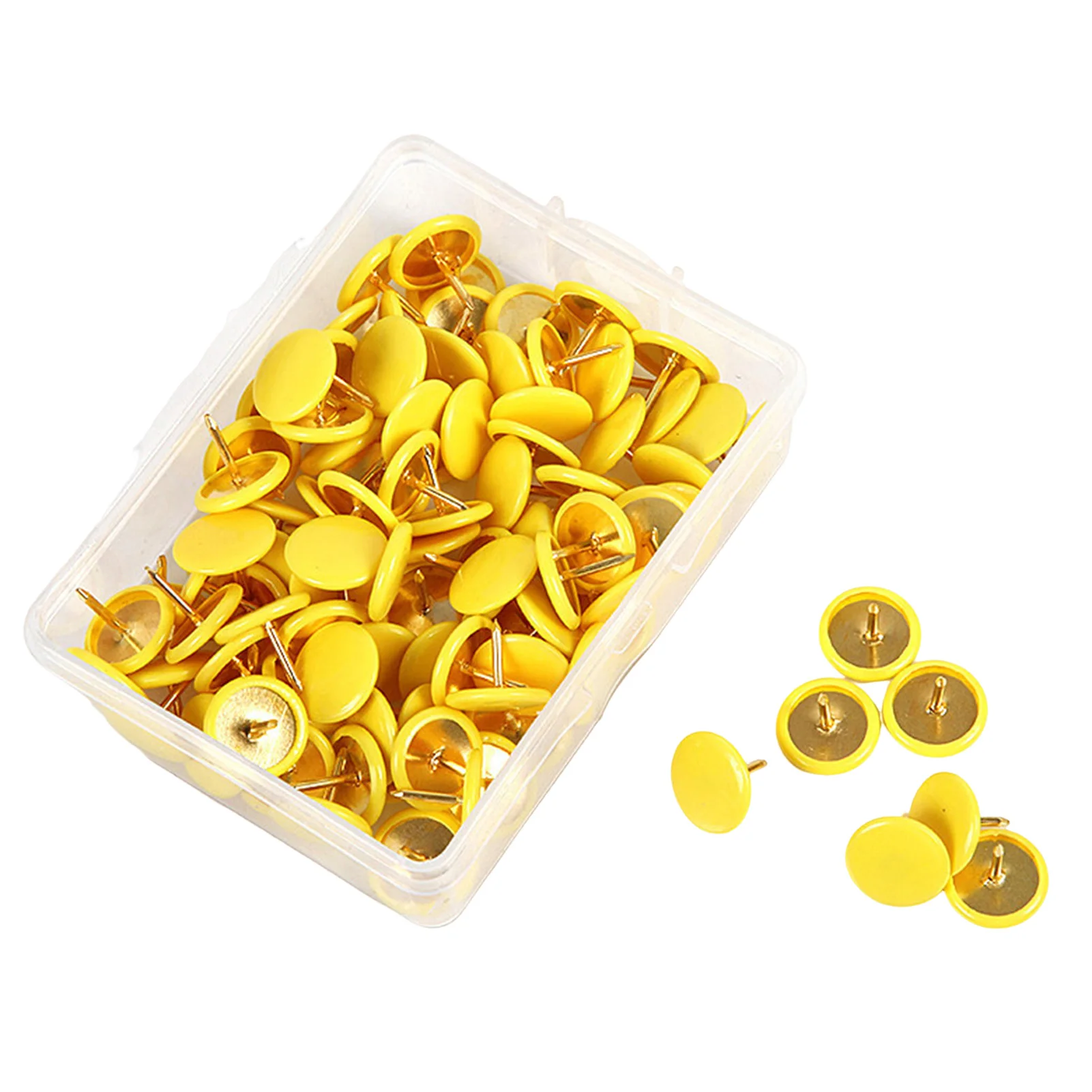 100pcs Push Pins for Cork Board Decorative Colored Thumb Tacks for Cork Board Pinning Reminder Notes