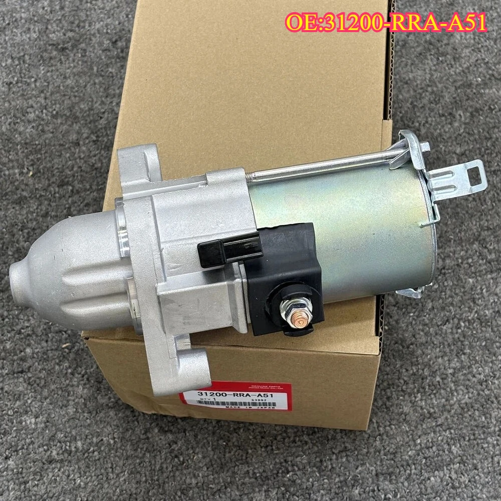 

High quality New For 31200-RRA-A51 Starter for 2006-2012 Acura TSX Honda Accord 07-11 Element CR-V 2.4L