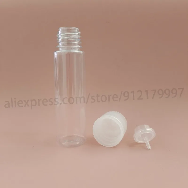 100 Stuks 60Ml Lege Druppelfles Diy Navulling Fles Zachte Huisdier Applicator Fles Met Kindveilige Dop Uitgifteflessen