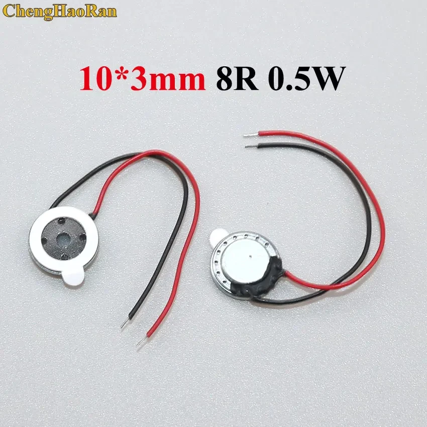 1PCS ChengHaoRan 8 ohm 0.5W Horn Loudspeaker 8R 0.5W 10mm 15mm 20mm 23mm 26mm 30mm 32mm 40mm 50mm Loud Speaker Replacement Parts