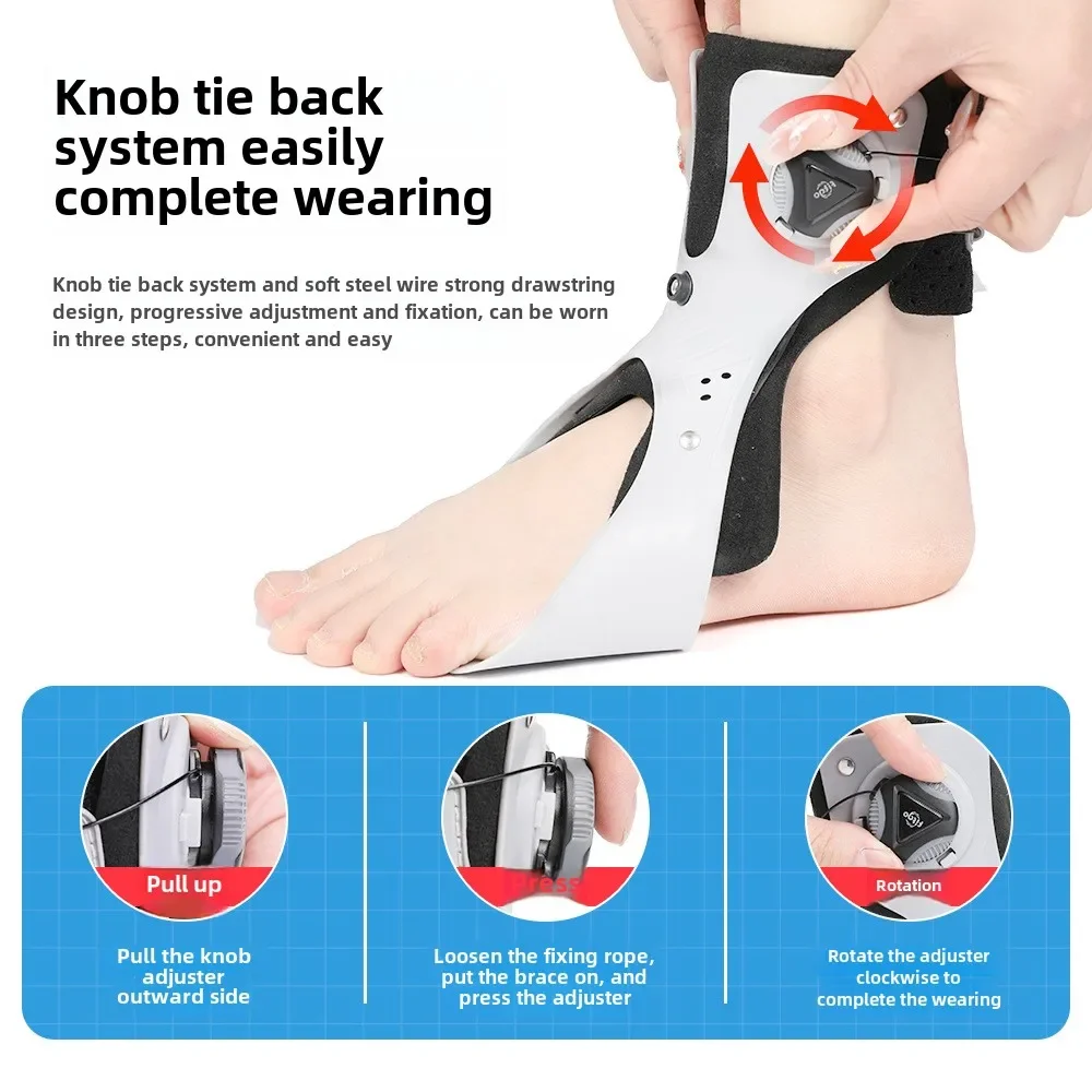 Button Fixation Rehabilitation Airbag Ankle Support Sports Joint Sprain Rehabilitation Correction Protector