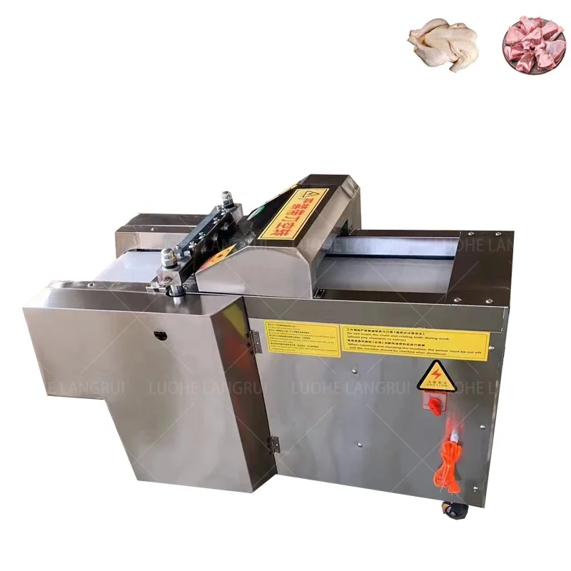 Multi-functional Commercial Meat Cutting Machine Beef Cube Dicer Meat Cutter Machine Frozen Chicken Slicer Fish Cutting Machine