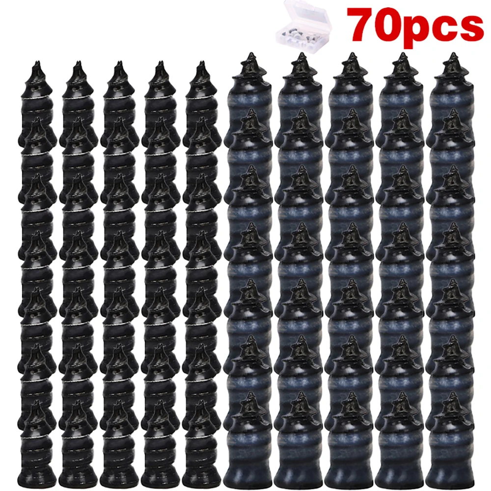 

Универсальный вакуумный комплект гвоздей для ремонта шин 10/20/30/70 шт., автомобильные мотоциклетные бескамерные шины, винты, аксессуары