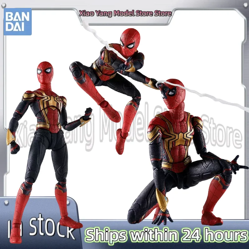 en-stock-expedition-sous-24-heures-bandai-shf-spider-man-movie-3-nouvelle-version-hero-no-way-home-dutch-brother-red-figurine-articulee