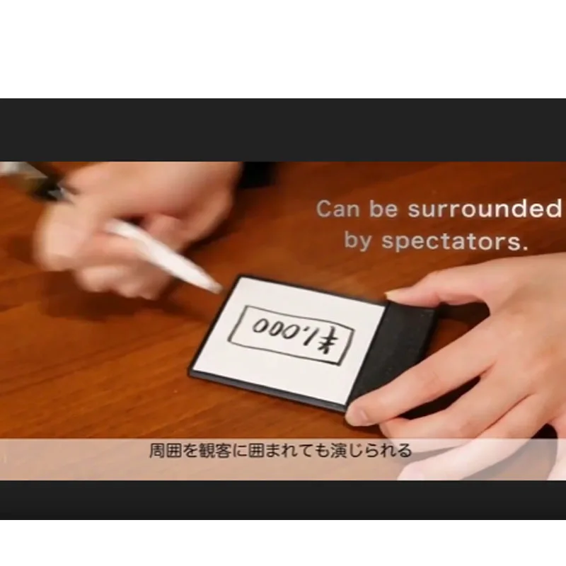 ¡Flick! Pizarra blanca, versión económica, truco de Magia, primer plano, mentalismo, Magia, magos, accesorio, truco de ilusión