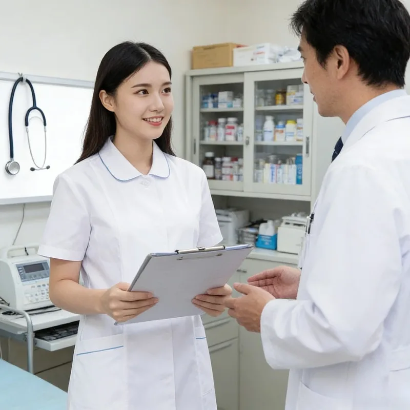 

Женский белый халат для спа-салона, длинный рукав, приталенный крой, униформа для косметолога, рабочая одежда для салона красоты