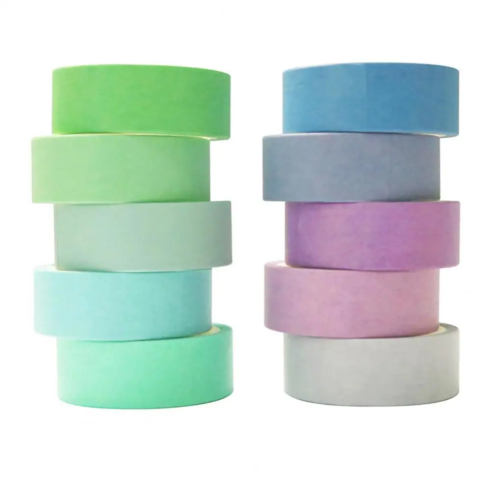 

Colorful Account Tape 1.5cm Wide Tape Vibrant Rainbow Colored Masking Tape Set for Crafting Accounting 20 Rolls of for Handbooks