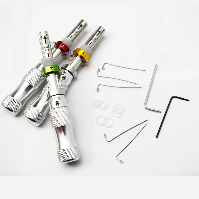 Klom Juego de llaves tubulares de 7 pines, herramientas de cerrajería, juego de selección