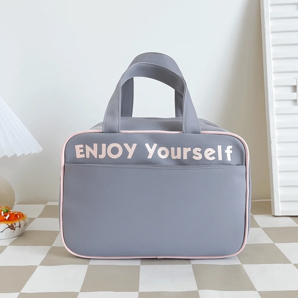 

Hand-held Insulated Bag Insulated Bag Nylon Waterproof Student Lunch Bag Thickened Large Capacity Lunch Box Bag Office Worker