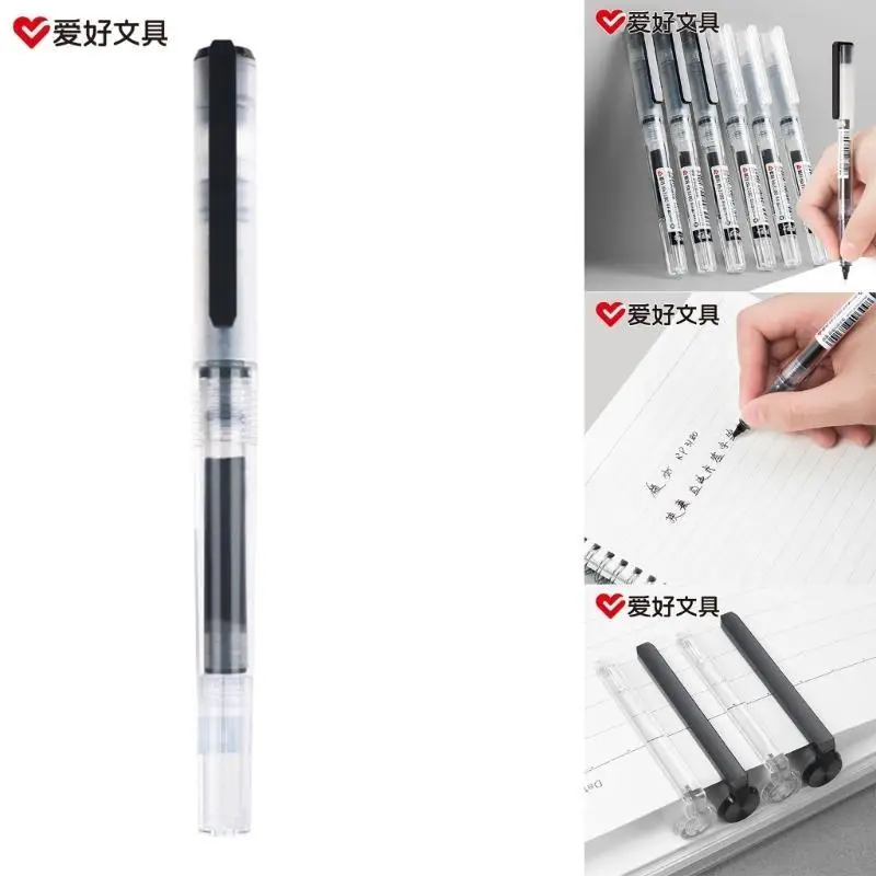 

M5TB 0.5mm Black Red Gel Pens Very Fine Business Office Financial Writing