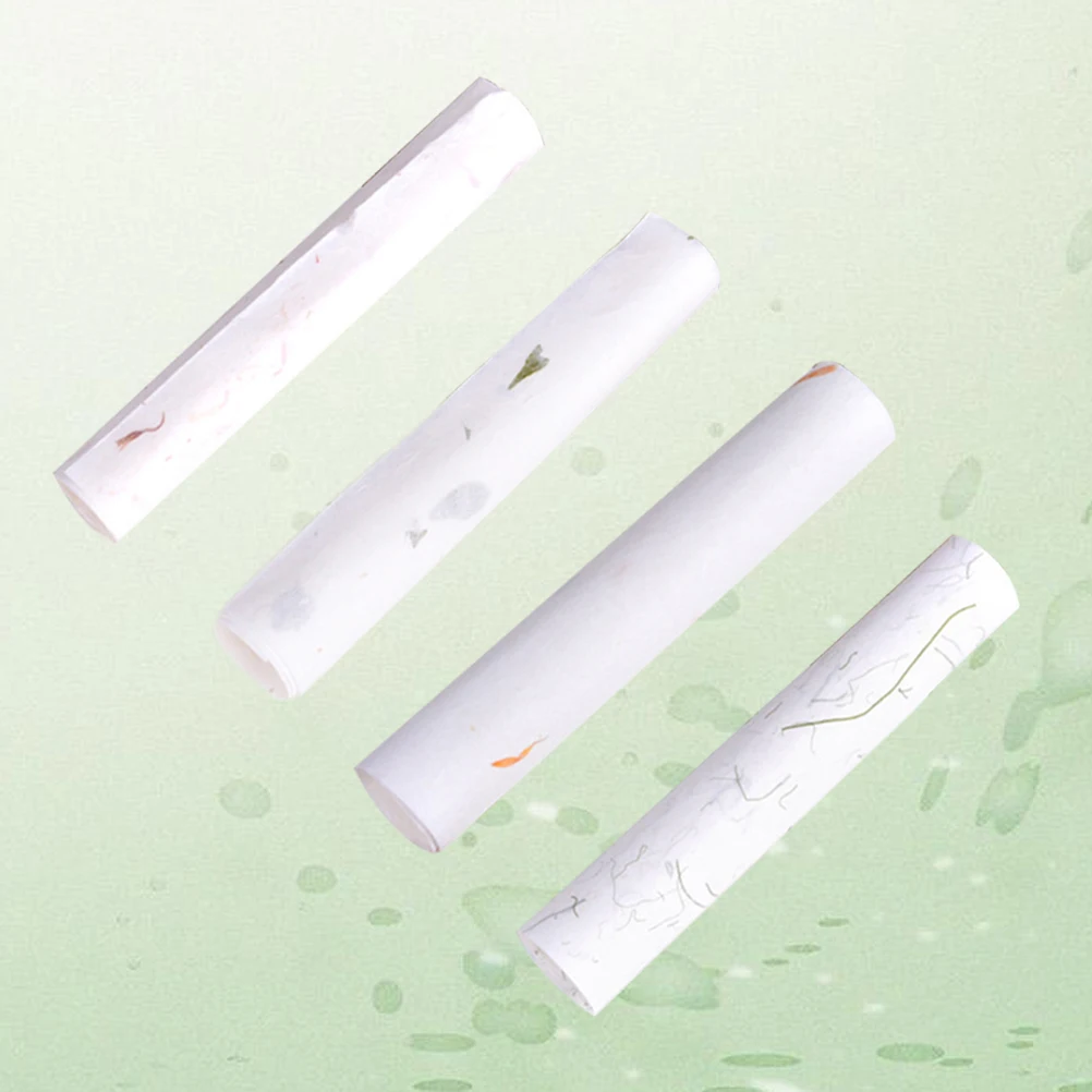 40pcs Calligraphy Painting Rice Handmade Chinese Xuan Paper For Brush Writing Watercolor Ink Drawing Craft Art