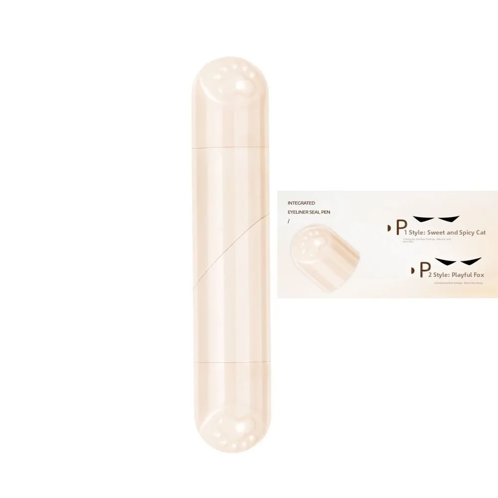 New Waterproof Eyeliner Stamp Quick Dry Black Color Eye Liner Stamp Portable Rotatable Eyeliner Stamp Pen