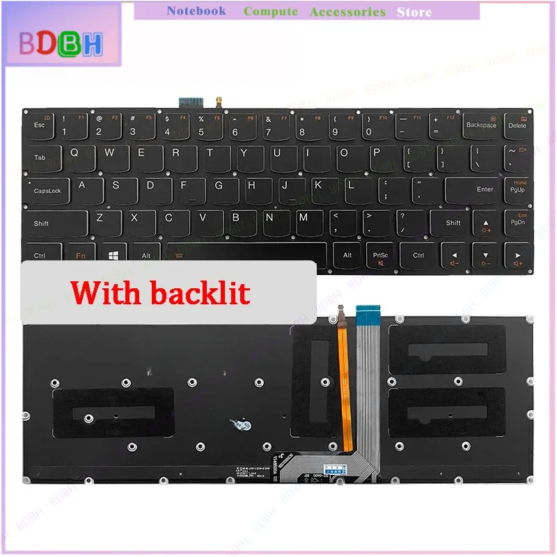 New Original Laptop Keyboard For Lenovo YOGA 3 PRO 1370  PRO 13 1370