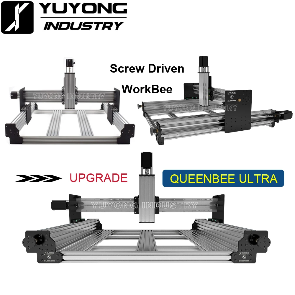 Upgrade Kit from WorkBee Screw Driven to QueenBee ULTRA CNC