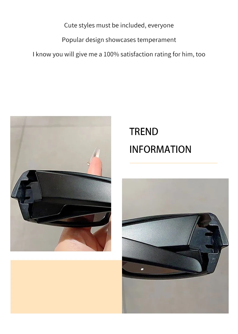 Outdoor Radfahren Winddichte Brille UV400 Schutz Sport Sonnenbrille Männer Frauen Trendy Retro Rechteckige Wrap Around Goggle – Detail 3