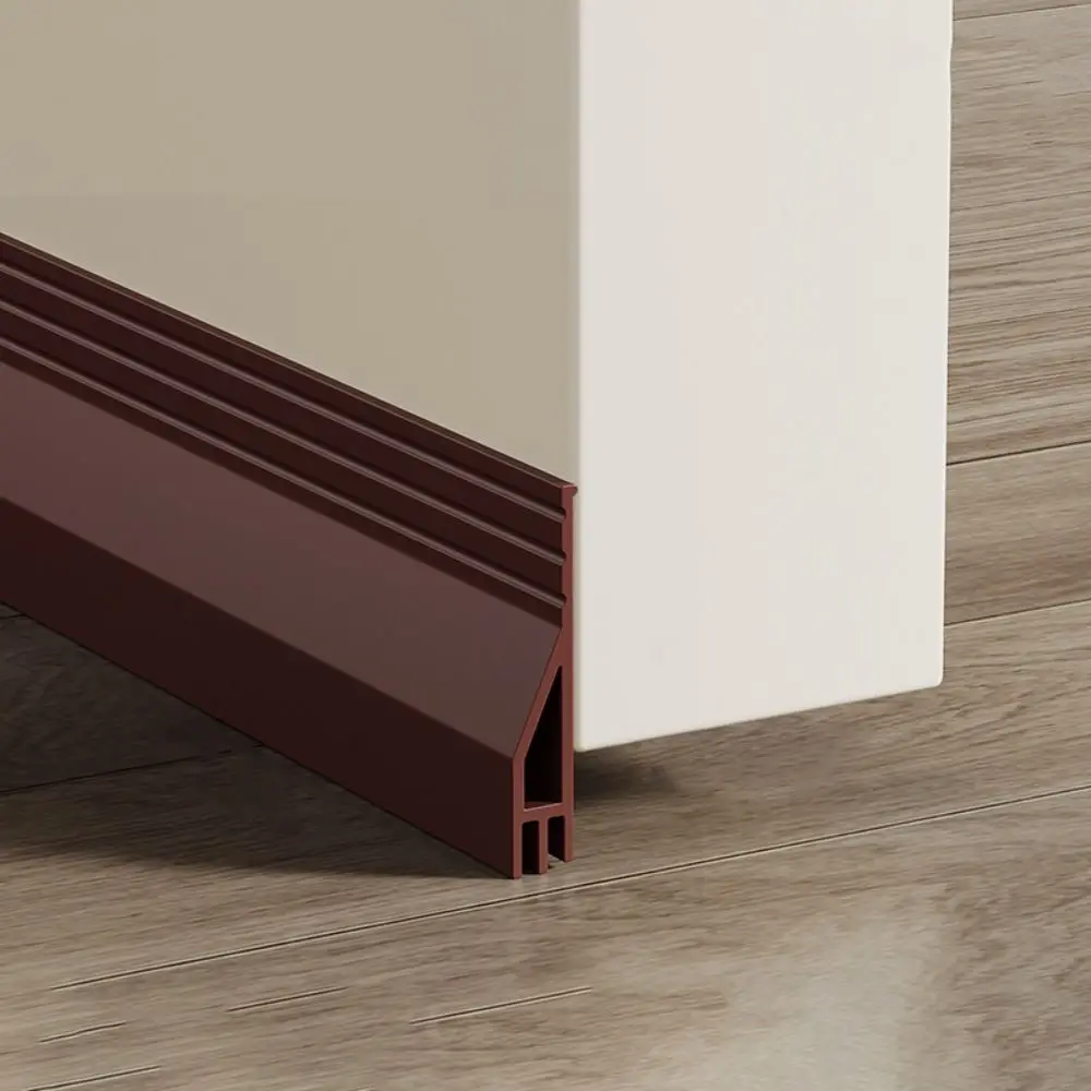 Windproof Door Bottom Seal Strip Dustproof Self-Adhesive Door Gap Baffle TPE SoundProof Waterproof Seal Strip Bedroom