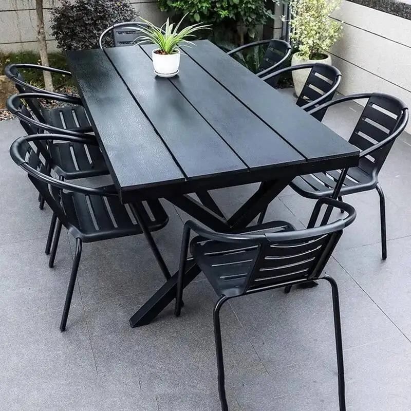 

Balcony Outdoor Tables Luxury Lounge Minimalist Courtyard Modern Outdoor Tables Armchair Storage Jardin Mobiliario Furniture