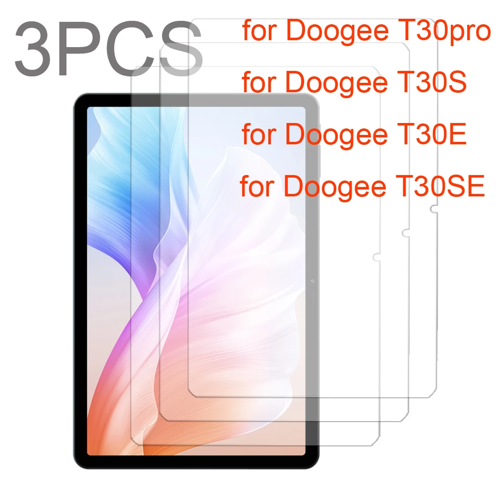 3PCS Glass screen protector for Doogee T30pro T30S T30E T30SE 11'' 2024 tablet protective film 9H hardness