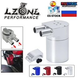 LZONE - Universal Aluminum Alloy Reservoir Oil Catch Can Tank  for BMW N54 335 BLACK SILVER BLUE RED JR-TK60