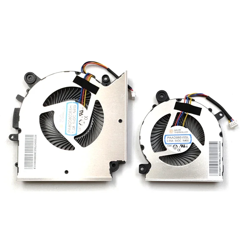 New For MSI Katana GF66 GF76 11SC 11UC 11UD 11UE 11UG 12UC 12UD 12UE 12UG 12UGS Laptop CPU & GPU Cooling Fan 5VDC