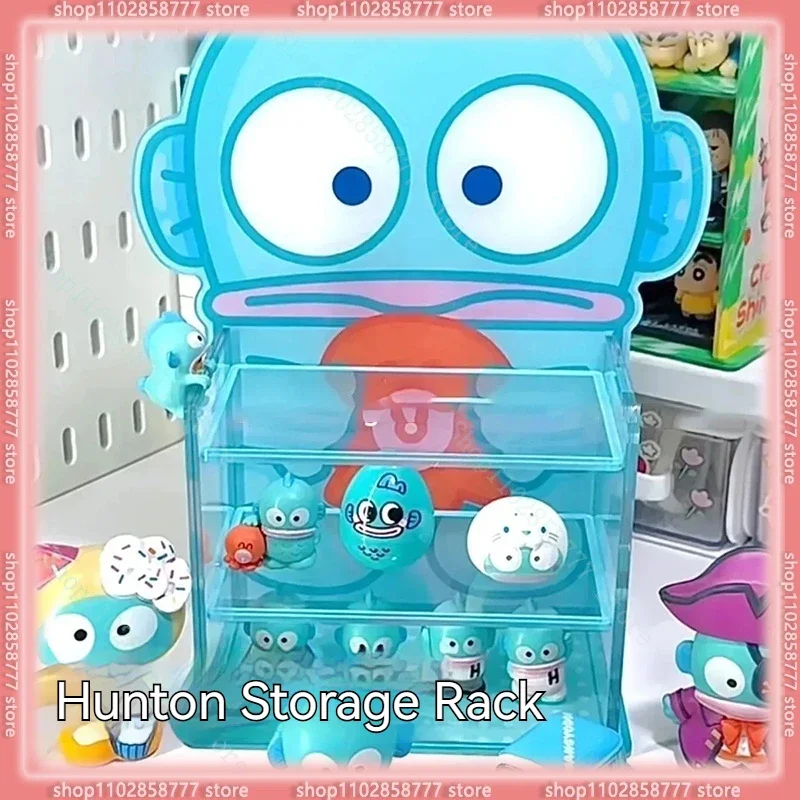 Sanrio Series Hangyodon Ugly Fish Storage Rack Acrylic Material Student Desktop Organization Cartoon Cute Storage Rack Gift