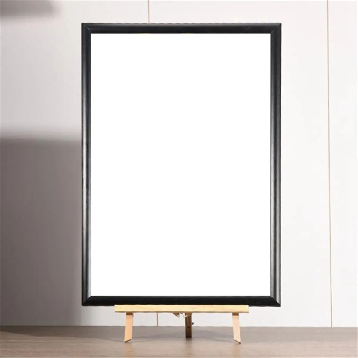 PHONE&GEAR Magnetic Board for Wall, Fridge Magnet Display with Wooden Frame, No-Drill Wall Decor Organizer for Souvenirs and Ho