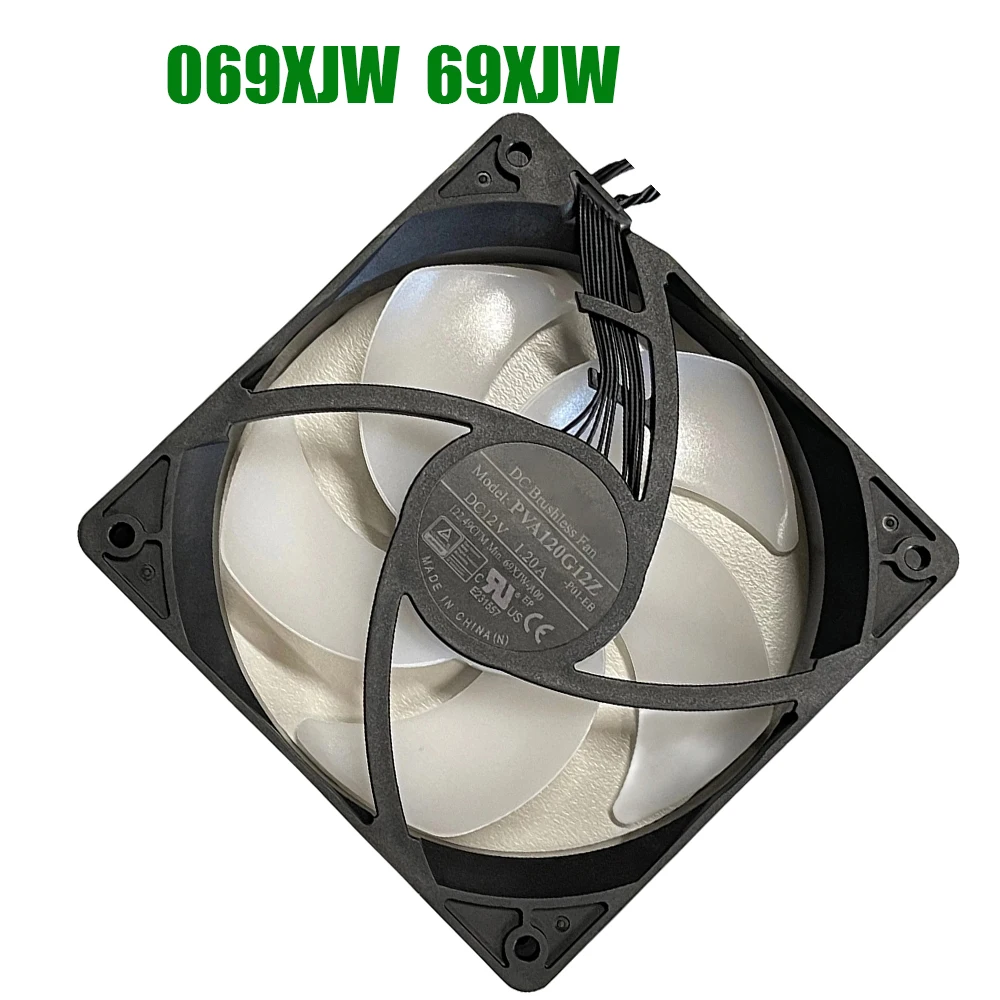

Rear Chassis Fan For Alienware For Aurora R13 R14 R15 R16 ACT1250 069XJW 69XJW PVA120G12Z-P01-EB DC12V 1.20A RGB