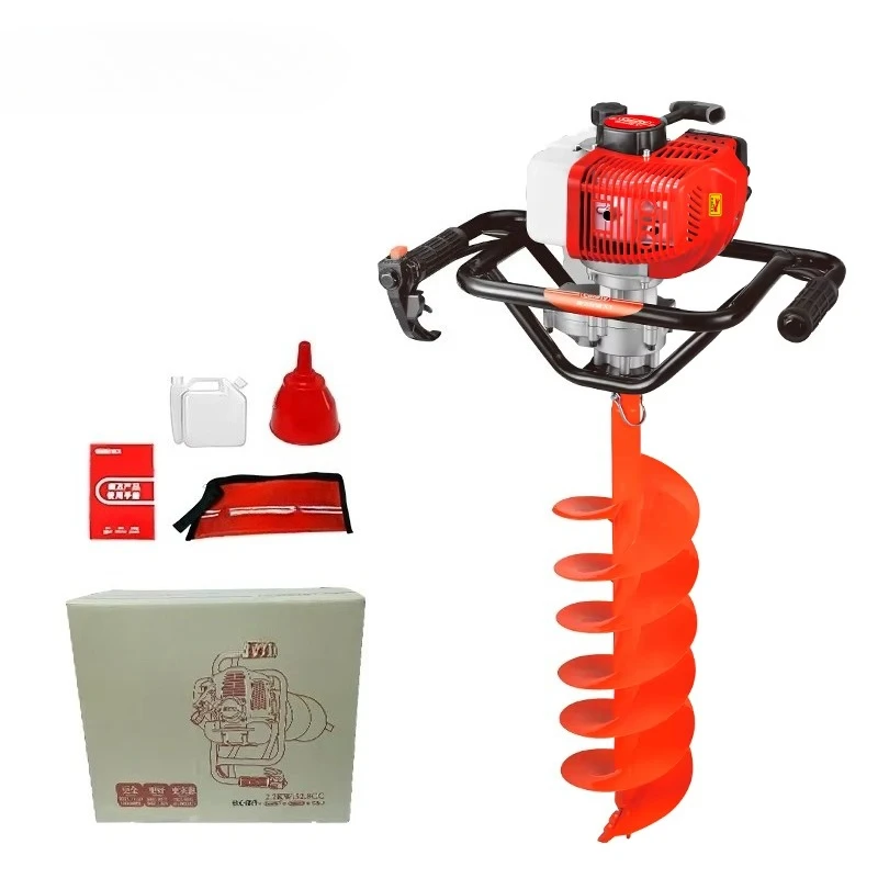 

660 Earth Auger 1700W 52CC Efficient 44F Earth Auger Drilling Machine