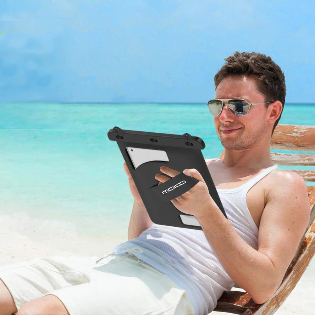MoKo Waterproof Tablet Case Tablet Pouch Dry Bag for iPad Mini 6 iPad iPad Pro 9.7 Samsung Tab S4/ S3/S2/Tab A 9.7 Galaxy Note 8