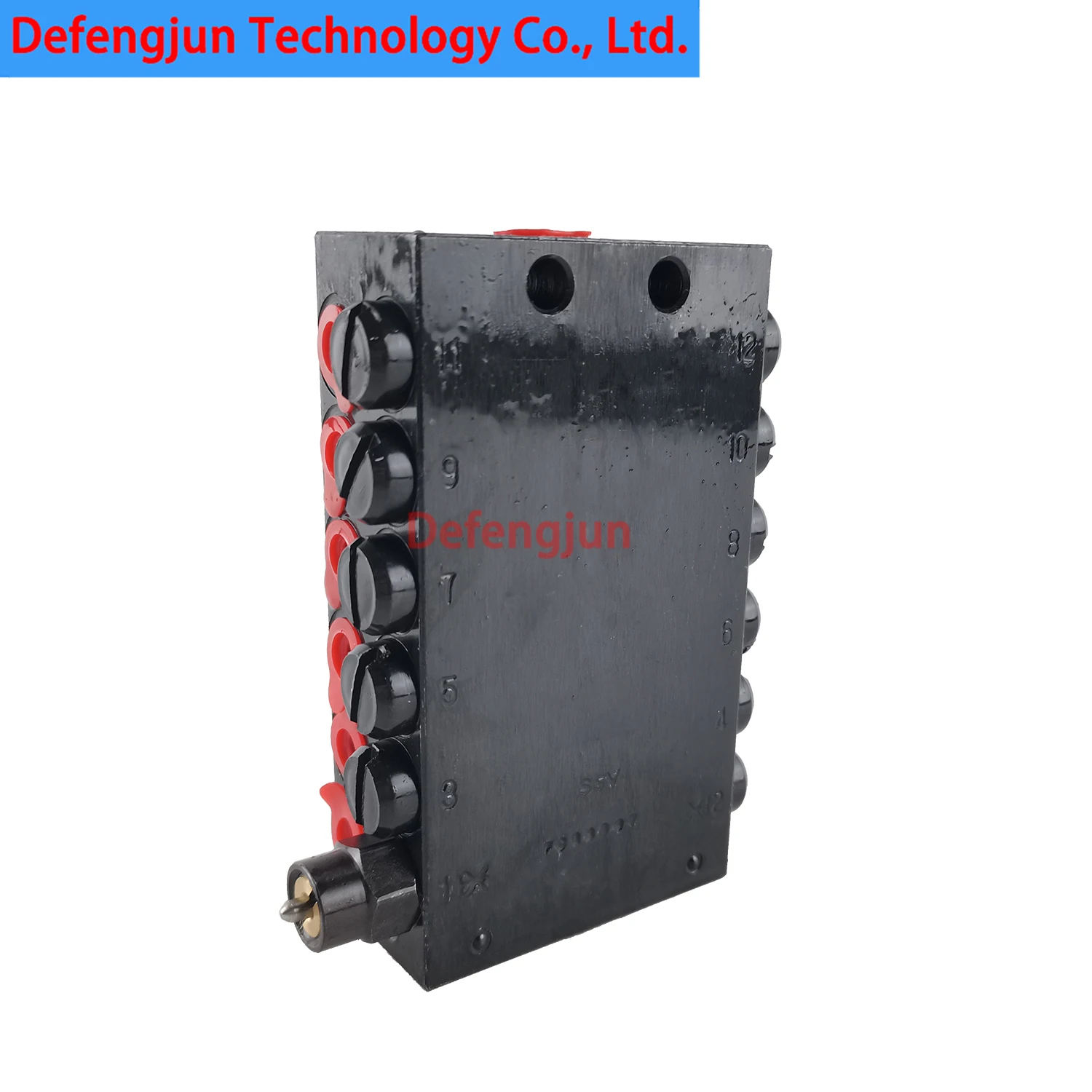 SSV Series Grease Progressive Distributor Blocks Sections For Grease Lubrication System 12 Outlets